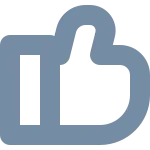 Thumbs Up S SVG Icon
